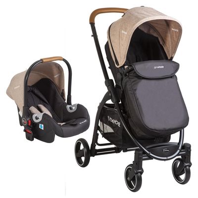 Imagen 2 del producto Coche Cuna Travel System Fenix Beige