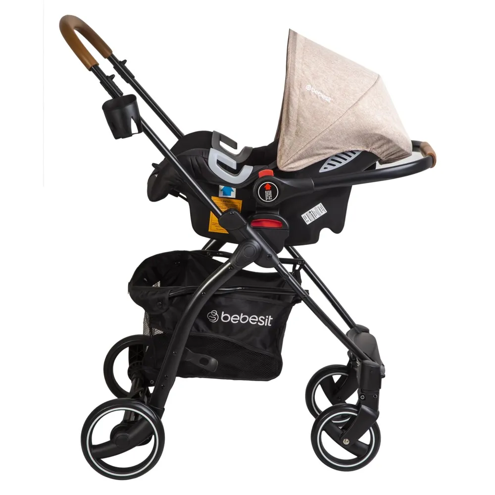Coche Cuna Travel System Fenix Beige, foto 2