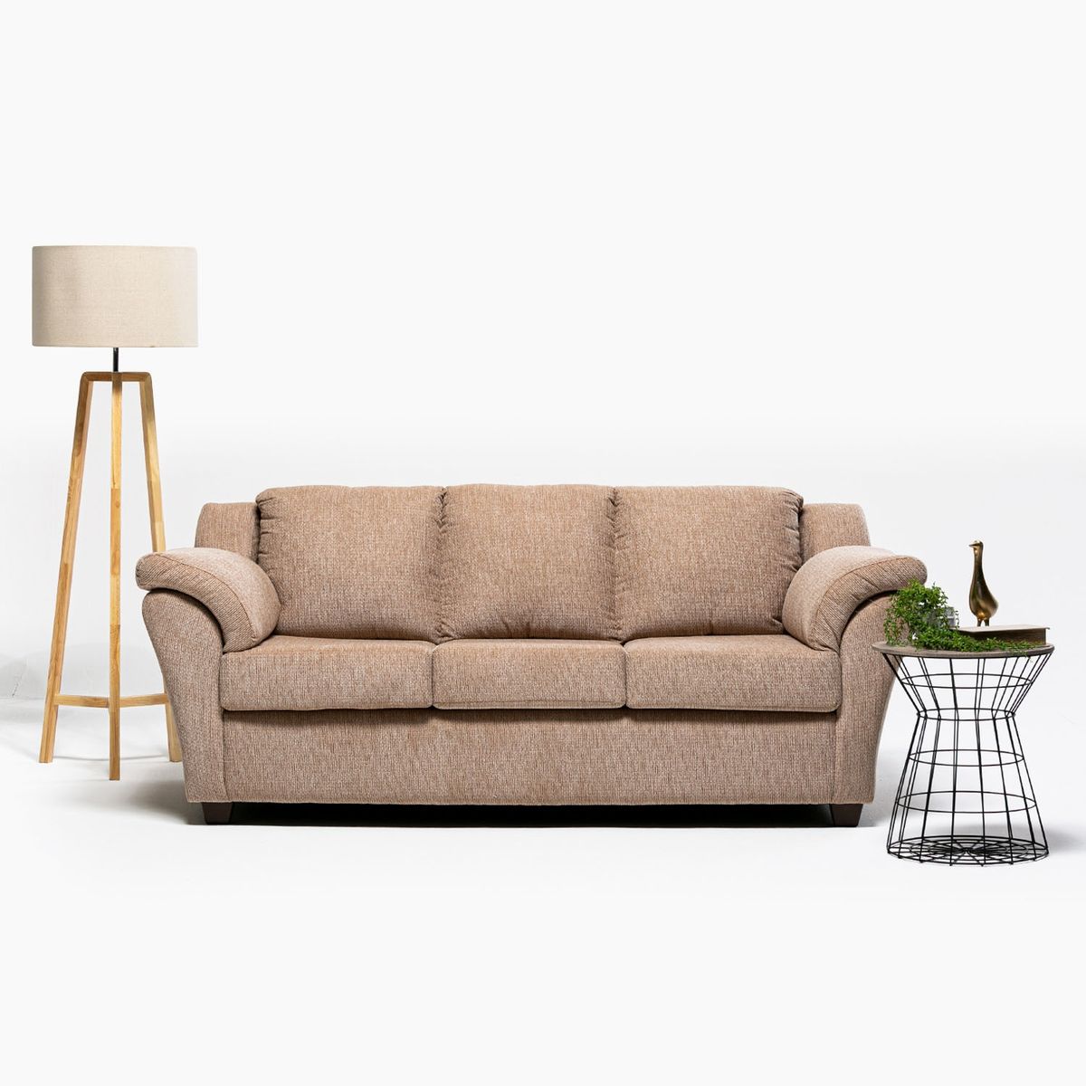 SANENZZO - Sofá 3 Cuerpos Nuvole Chenille Sanenzzo