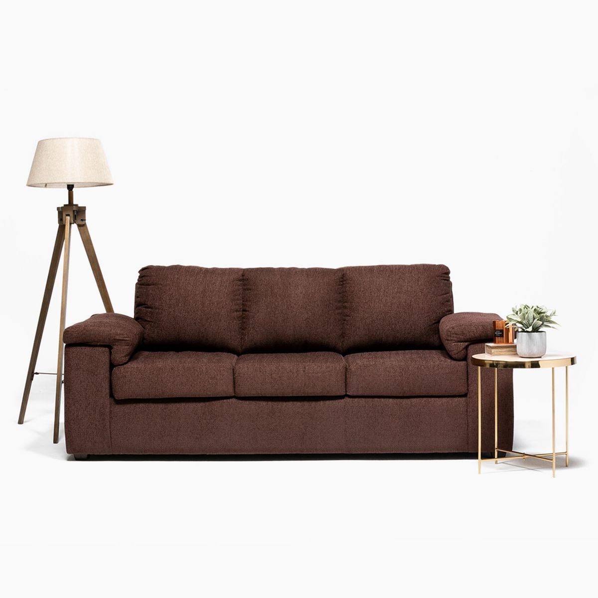 SANENZZO - Sofá 3 Cuerpos Torino Chenille Sanenzzo