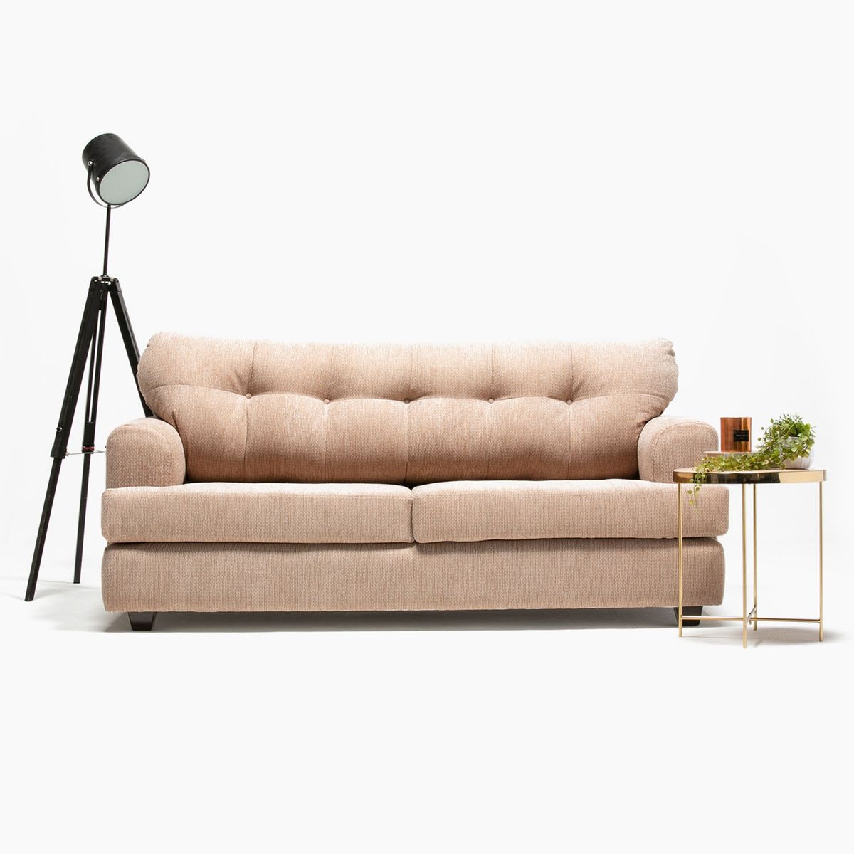 SANENZZO - Sofá 3 Cuerpos Volare Chenille Sanenzzo