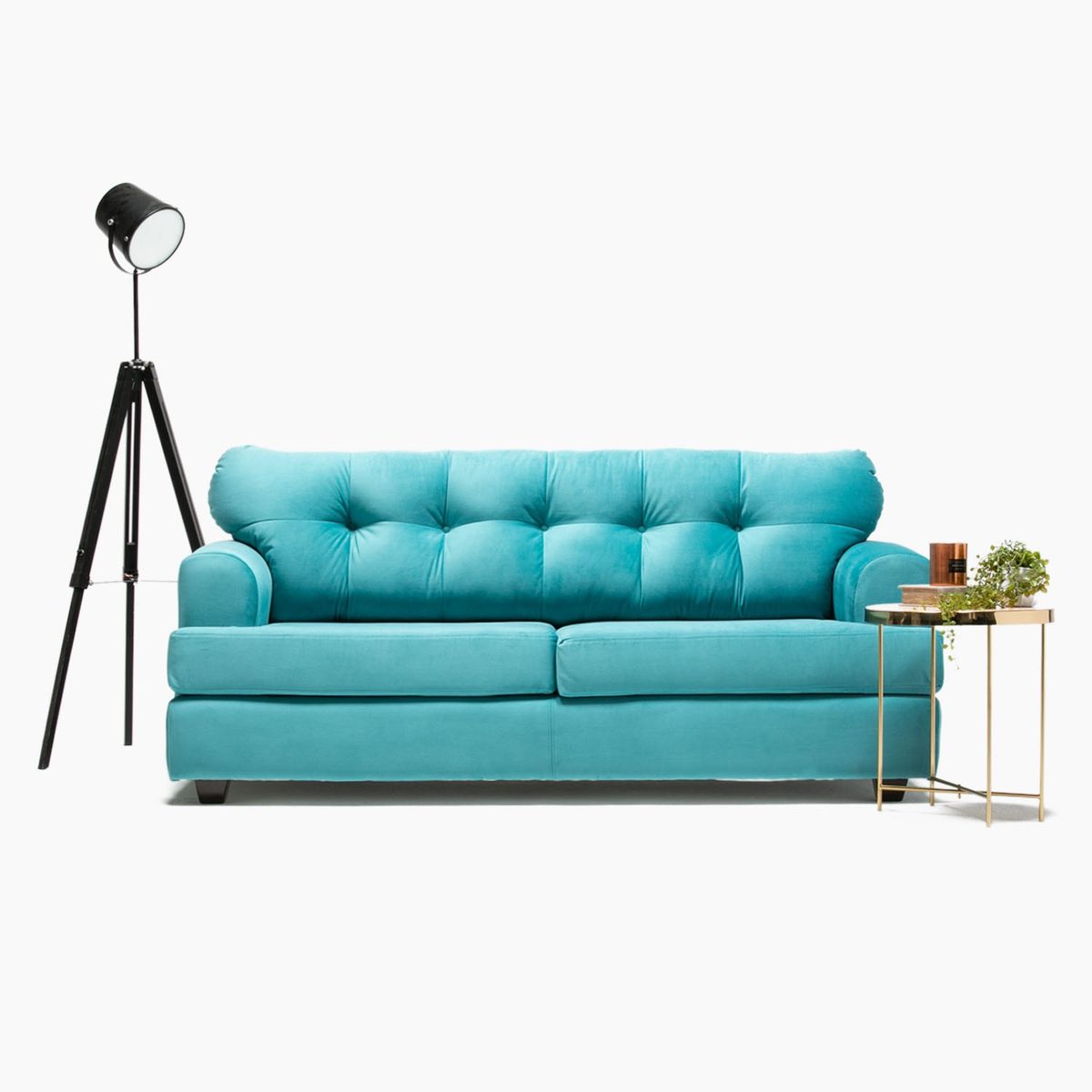 SANENZZO - Sofá 3 Cuerpos Volare Felpa Sanenzzo