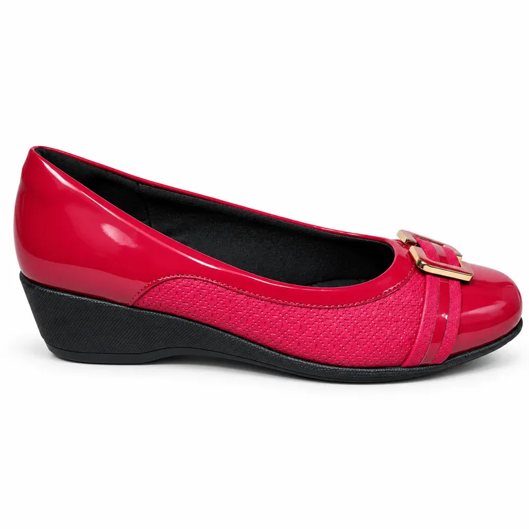 Zapato Ivone RojoNegro