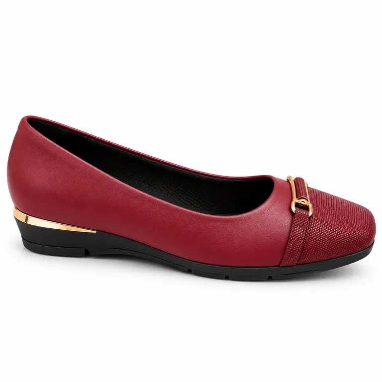 Zapato Fernanda NegroRojo