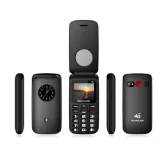 DBLUE - TELEFONO SENIOR ADULTO MAYOR TECNOLAB TL886 NEGRO