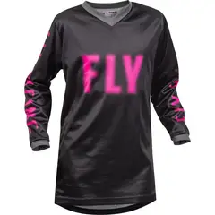 FLYRACING - Jersey Niña FLY RACING F-16 Negra Rosa