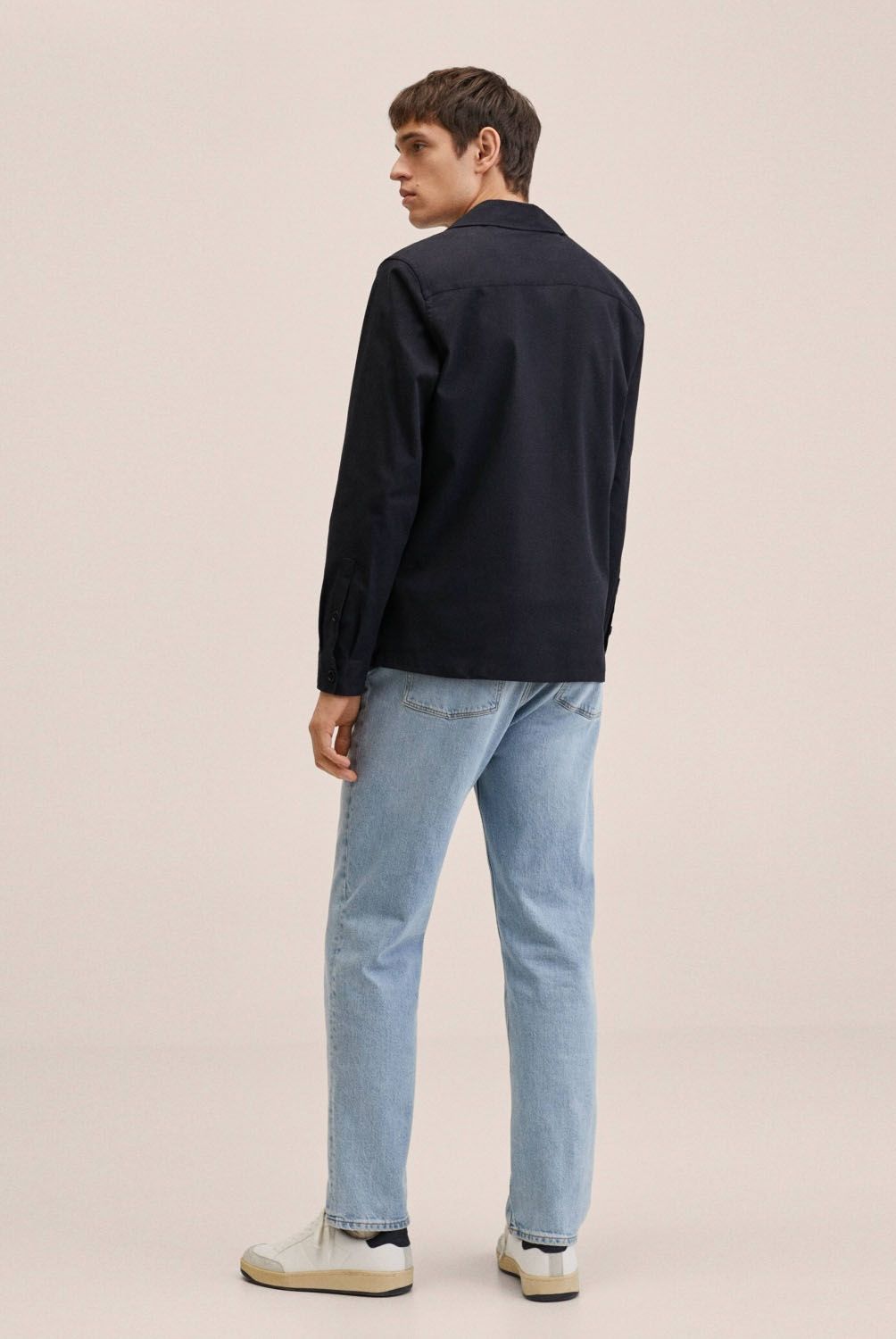 MANGO MAN - Mango Man Sobrecamisa Algodón Lyocell Hombre