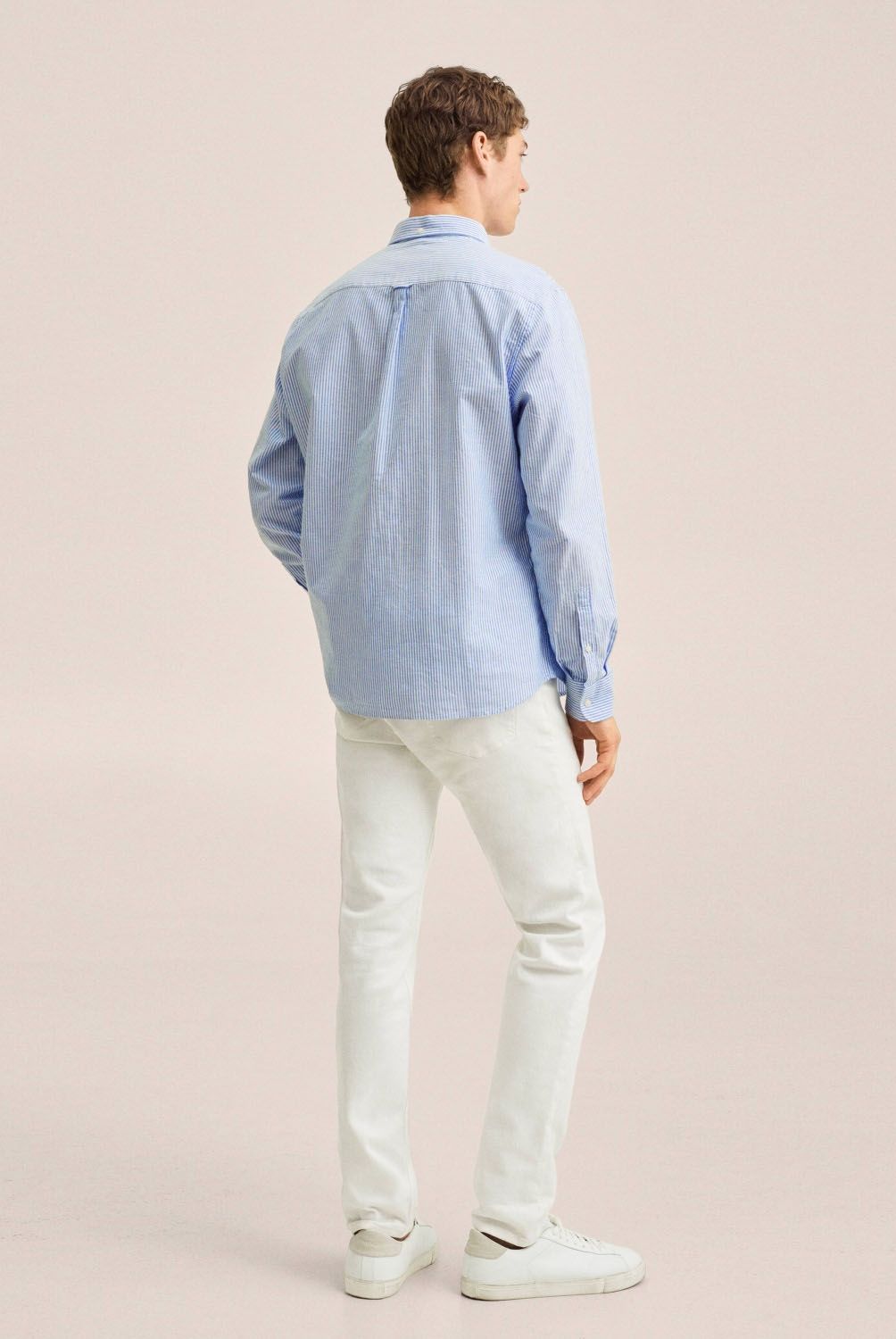MANGO MAN - Mango Man Camisa Regular Fit Algodón Rayas Hombre