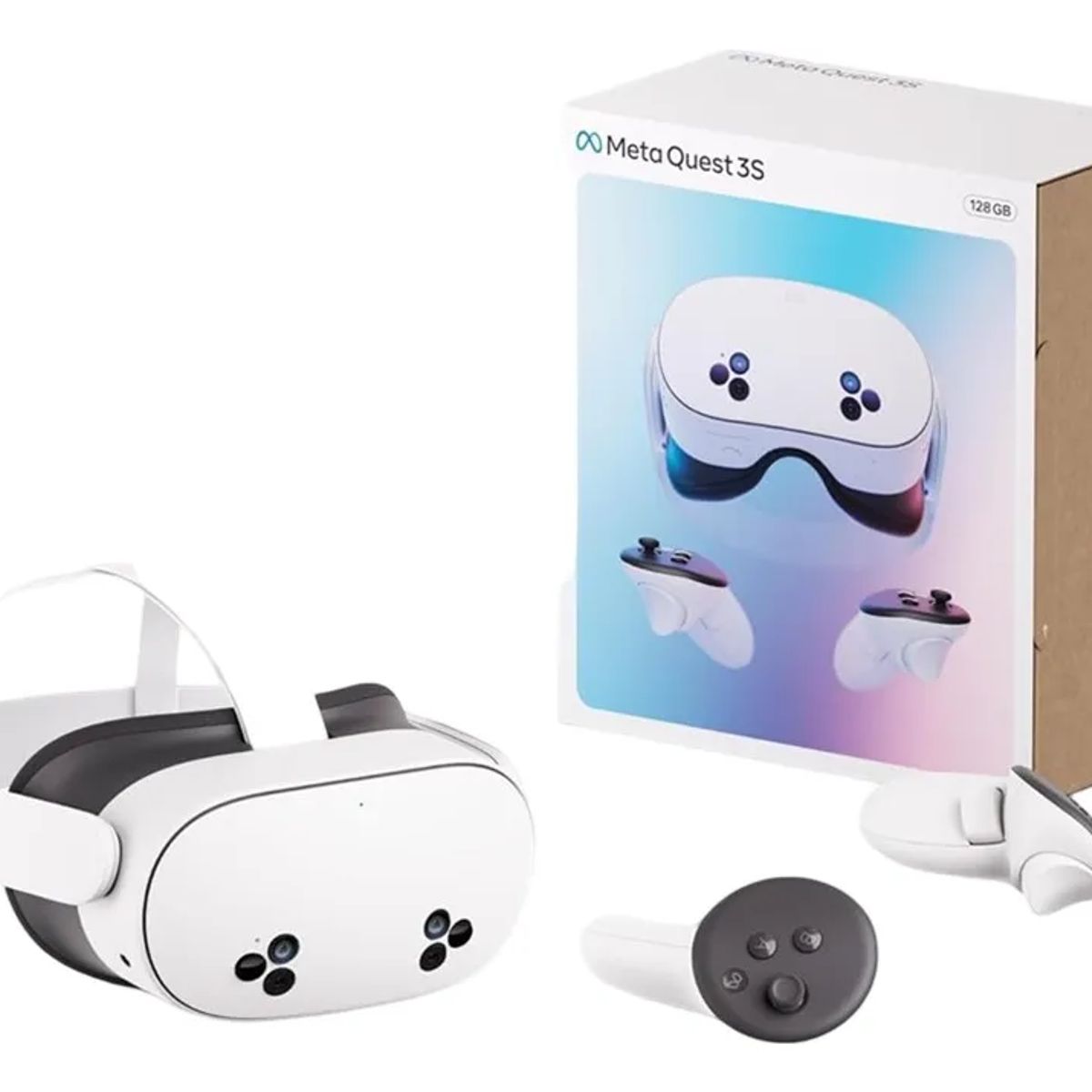 META - VISOR DE REALIDAD VIRTUAL META QUEST 3S 128GB COLOR BLANCO NUEVO