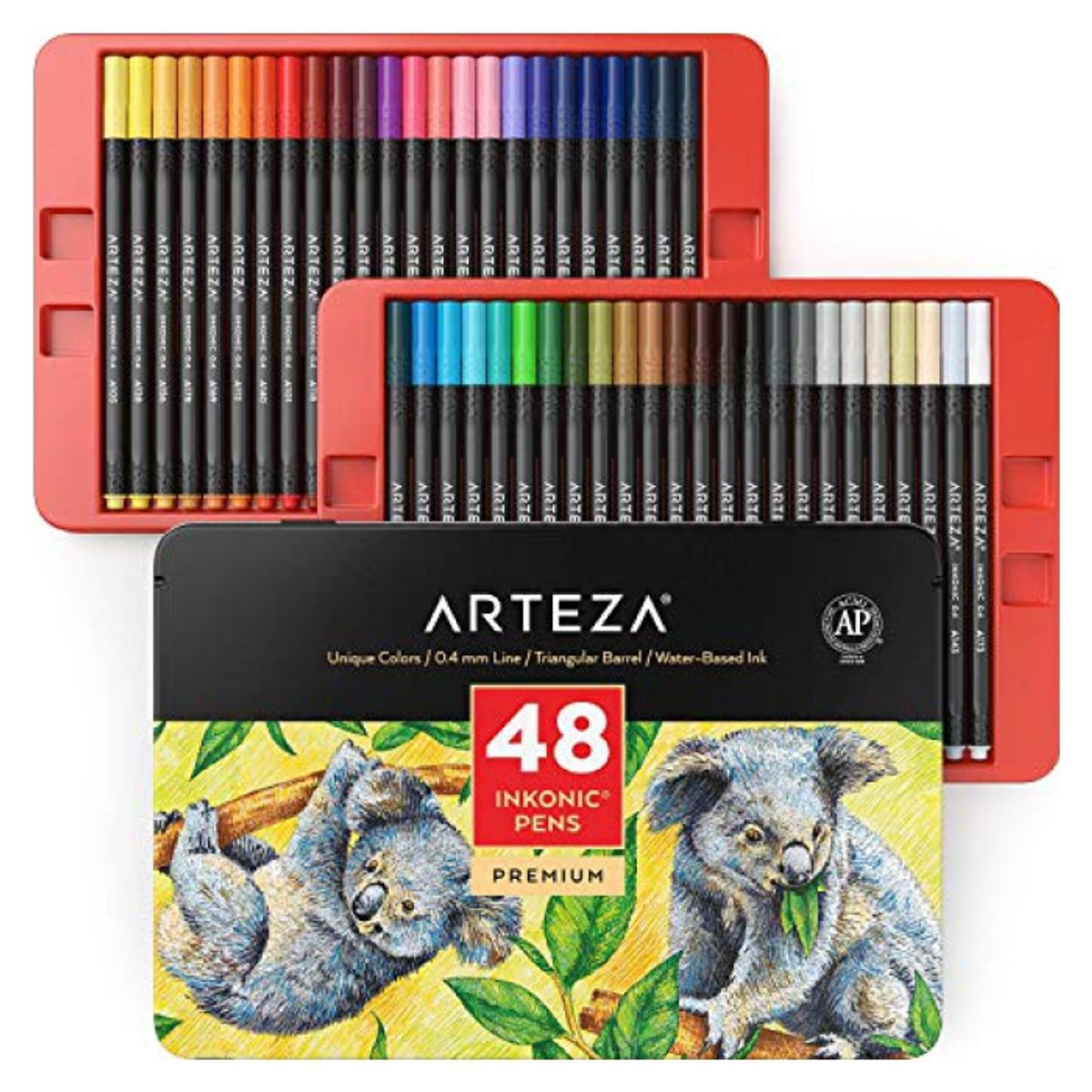 - Bolígrafos de Colores de Punta Fina