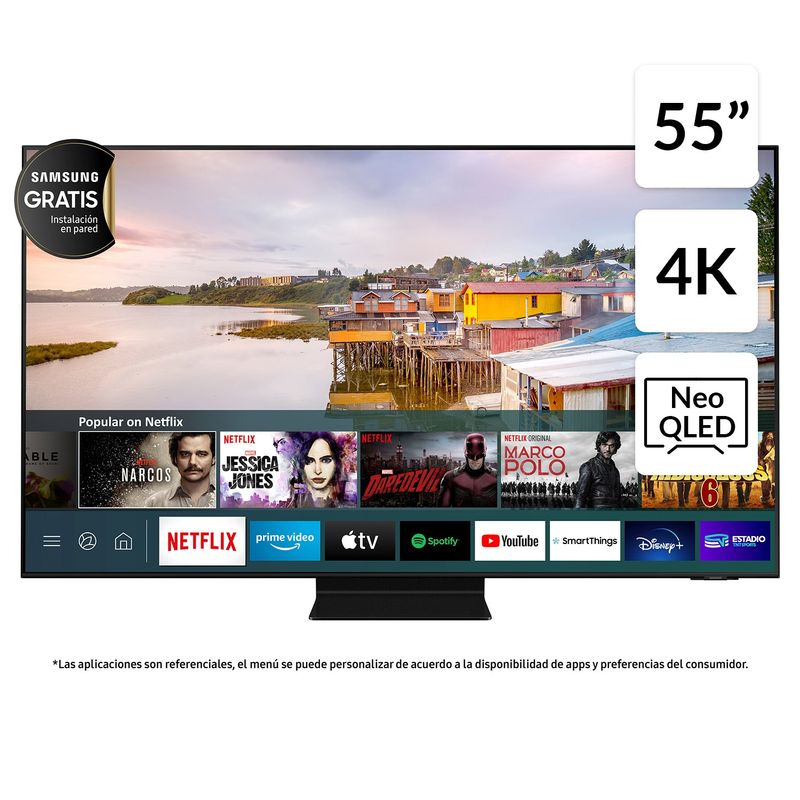 SAMSUNG - NEO QLED 55" QN90A 4K UHD Smart TV