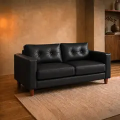 5 SUEÑO - Sofa 2 Cuerpos 180x86x70 Cuerina Envejecida