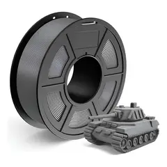 BEAR - Filamento Pla Tecbears3d Para Impresora 3d 1.75 Mm 1 Kg - Gris Grafito Graphite Gray