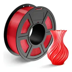 BEAR - Filamento Pla Tecbears3d Para Impresora 3d 1.75 Mm 1 Kg Rojo Carmesí