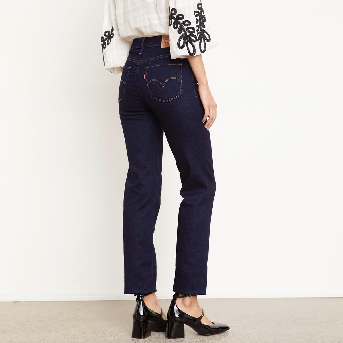 LEVIS - Jeans Mujer 314 Shaping Straight Negro Levis