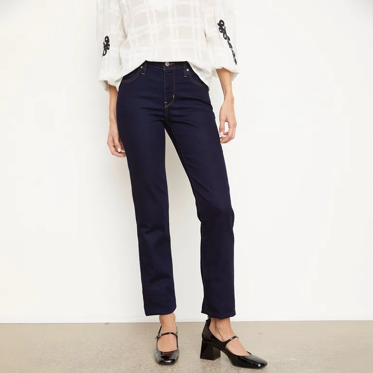 Jeans Mujer 314 Shaping Straight Negro