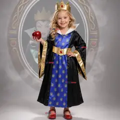 UTILISIMO - Disfraz Reina Malvada Blancanieves Cosplay Niña