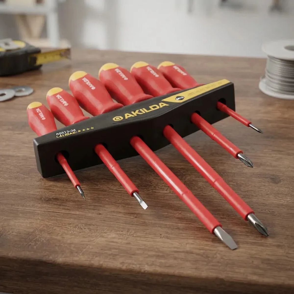 KAMASA - Juego Destornilladores Aislados Cruz Paleta 1000v Mango Goma 6pcs – Akilda Profesional