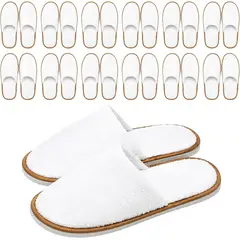 KUANGYE - Pack 12 Pares De Zapatillas Desechables Para Spa De Hotel