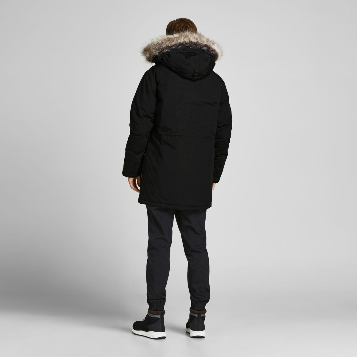 JACK&JONES - Parka Con Capucha Con Forro De Pelo Sintético