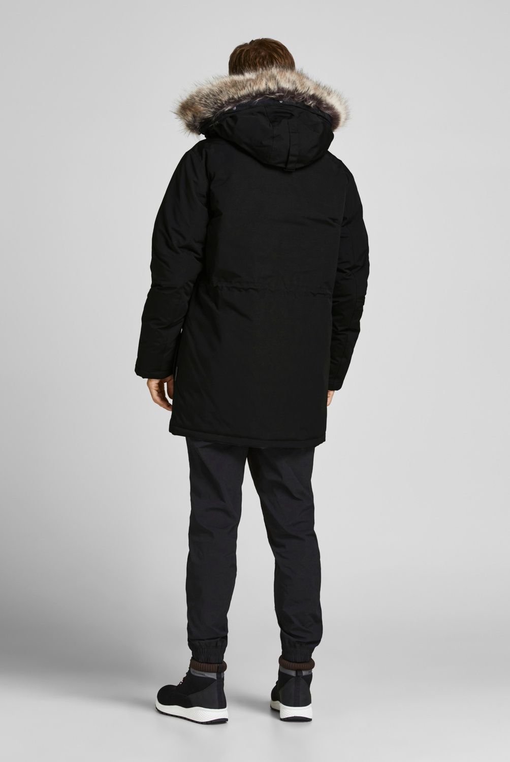 JACK&JONES - Parka Con Capucha Con Forro De Pelo Sintético