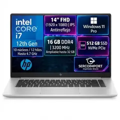 HP - Notebook ProBook 440 G9 14" Core i7-1255U 512GB SSD / 16GB RAM SSD Win 11 Pro
