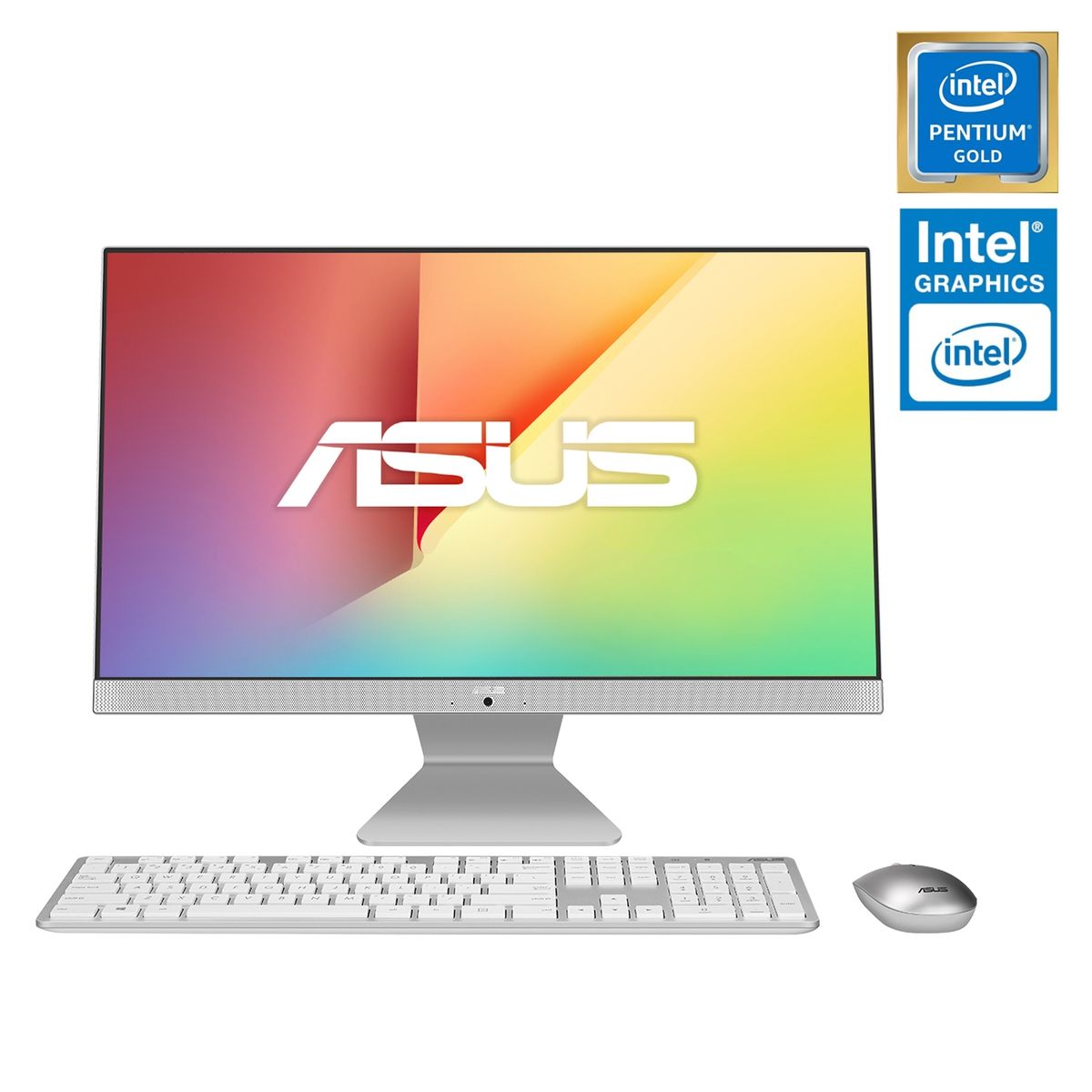 ASUS - Asus Vivo AIO 22 V222FAK-WA140W Intel Pentium Gold 8GB RAM 256GB SSD 21.5" FHD