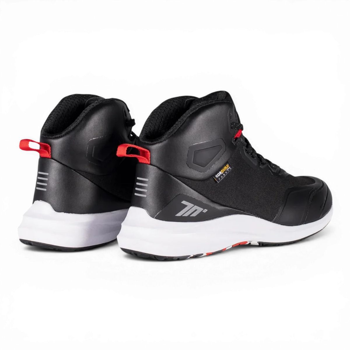 SEVENTY - Botas de Moto Seventy SD-BC4 Vector Unisex Negro/Rojo/Blanco
