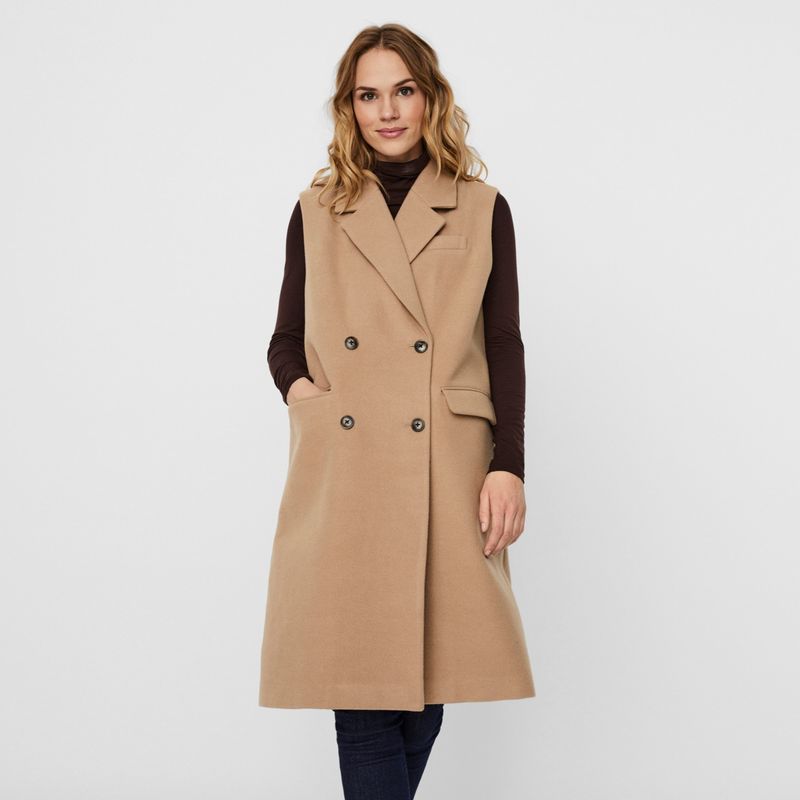 VERO MODA - Abrigo Sin Mangas Mujer