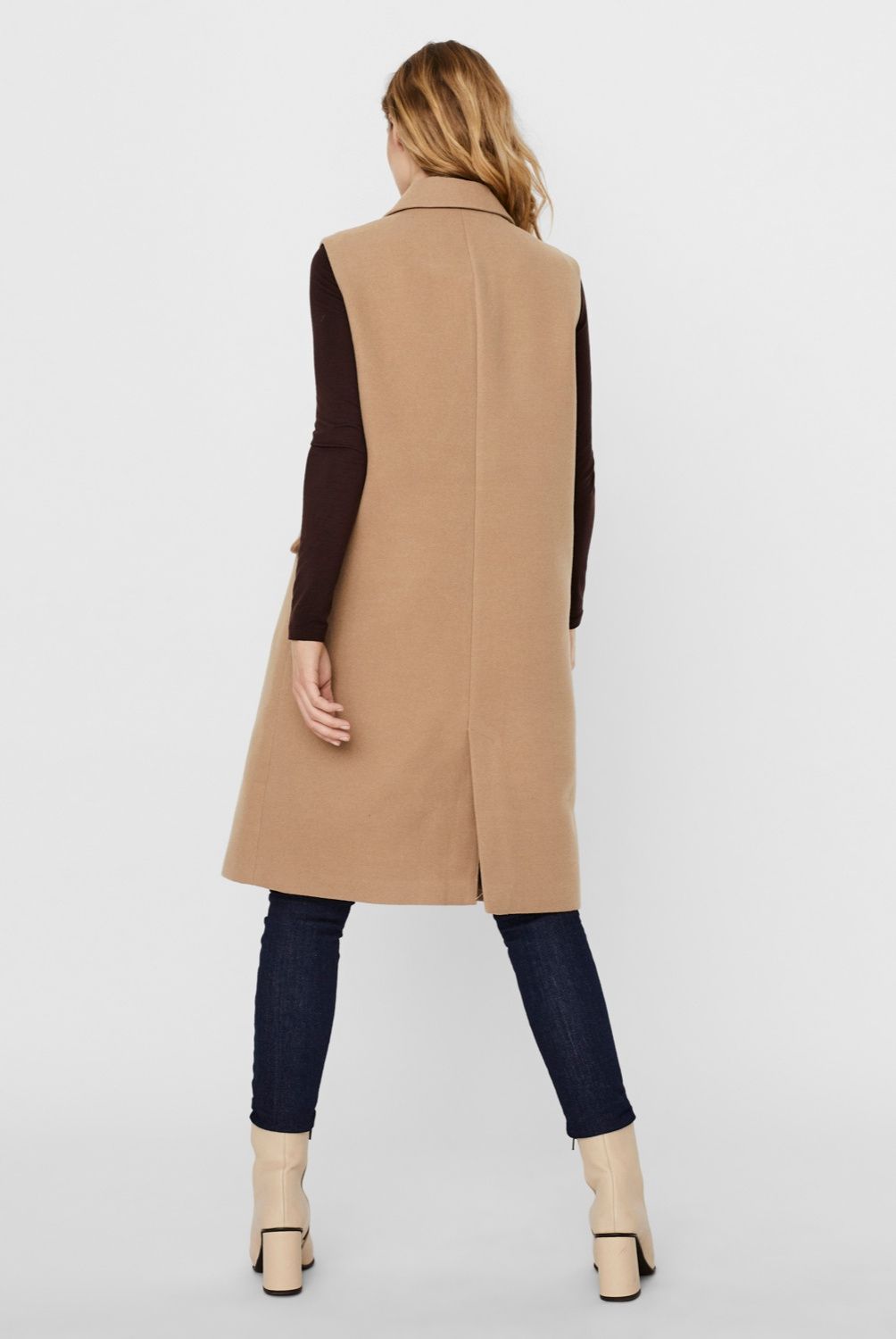 VERO MODA - Abrigo Sin Mangas Mujer