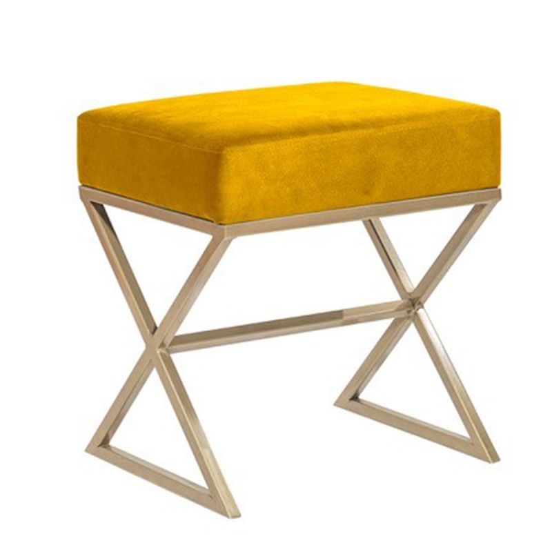 INNOVAMUEBLES - Pouf Cairo Gold Felpa Innovamuebles
