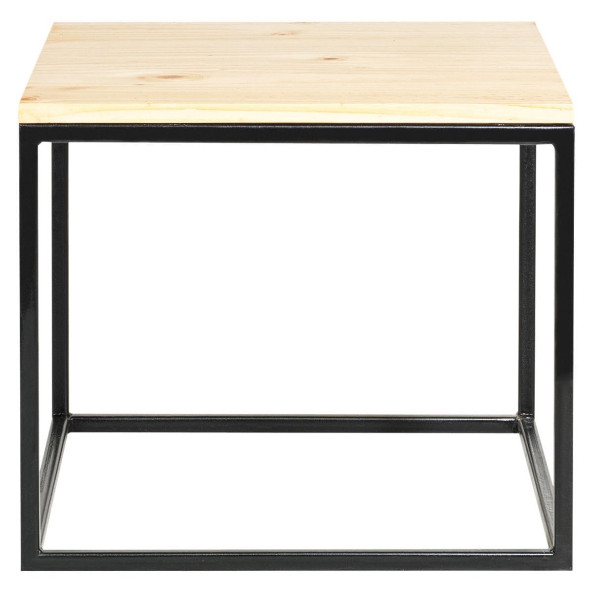 INNOVAMUEBLES - Mesa de Centro Andes Madera Cuadrada Innovamuebles