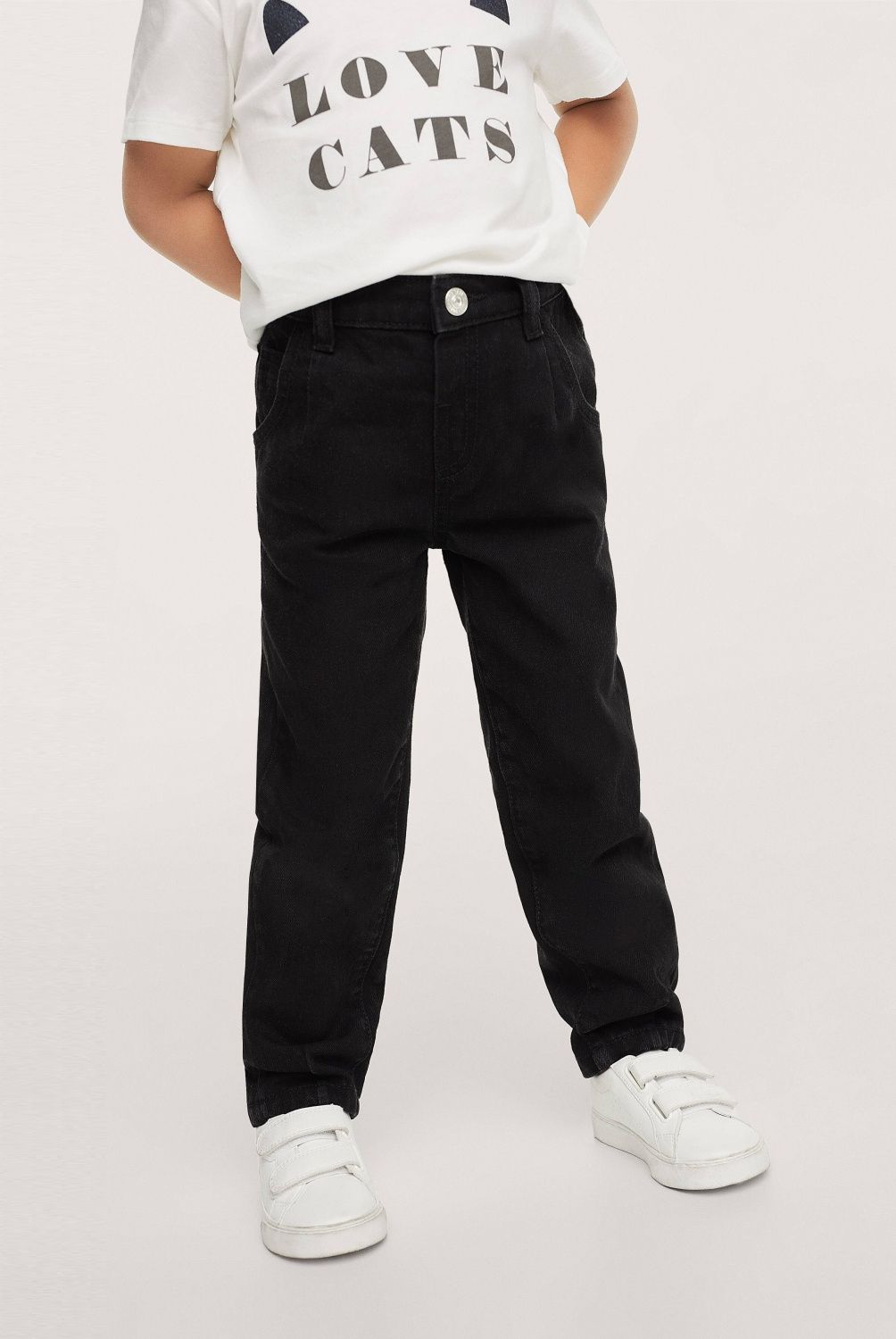 MANGO KIDS - Mango Kids Jeans Slouchy Cintura Elastica Slouchy Niña