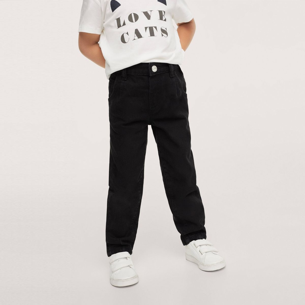 MANGO KIDS - Mango Kids Jeans Slouchy Cintura Elastica Slouchy Niña