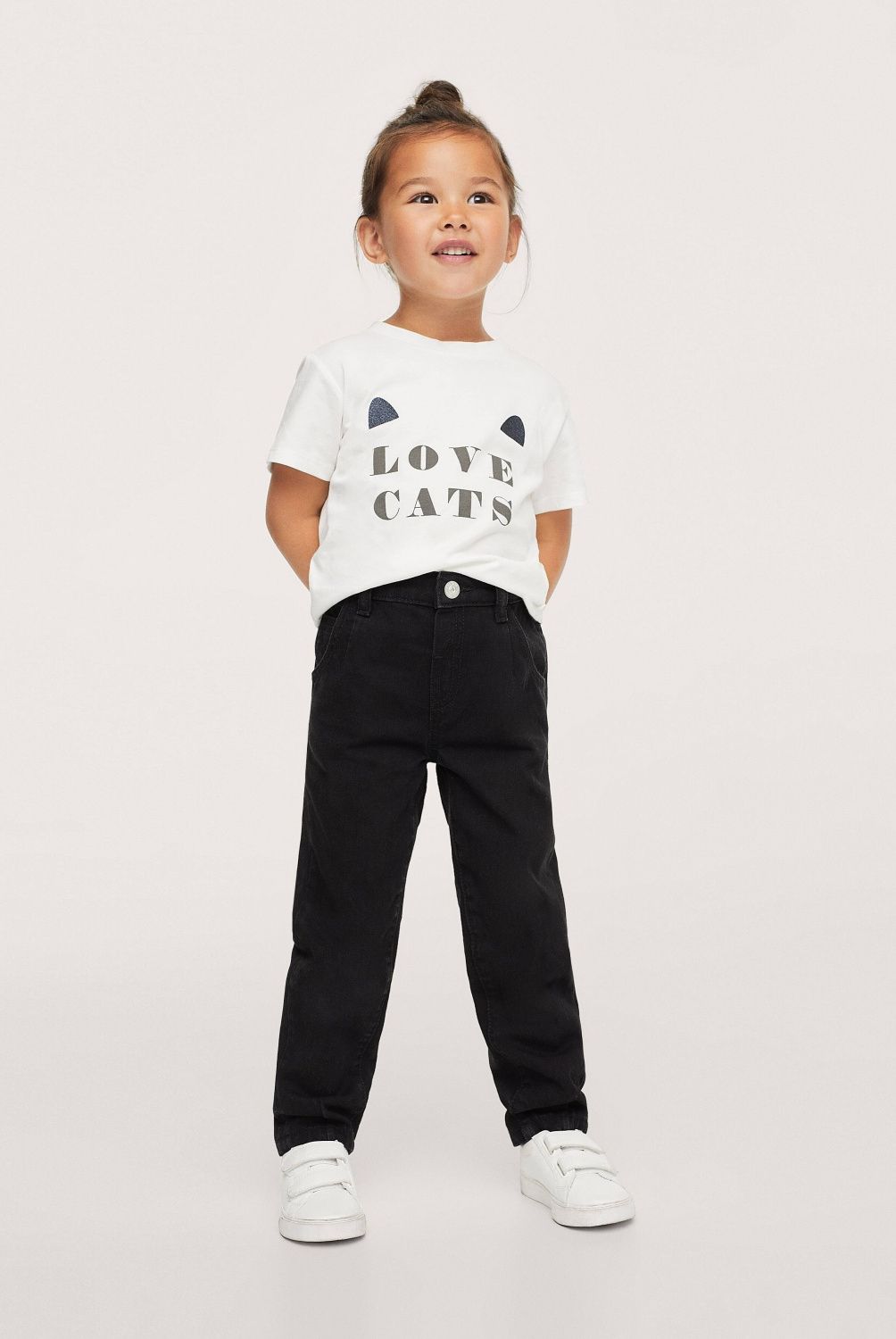 MANGO KIDS - Mango Kids Jeans Slouchy Cintura Elastica Slouchy Niña