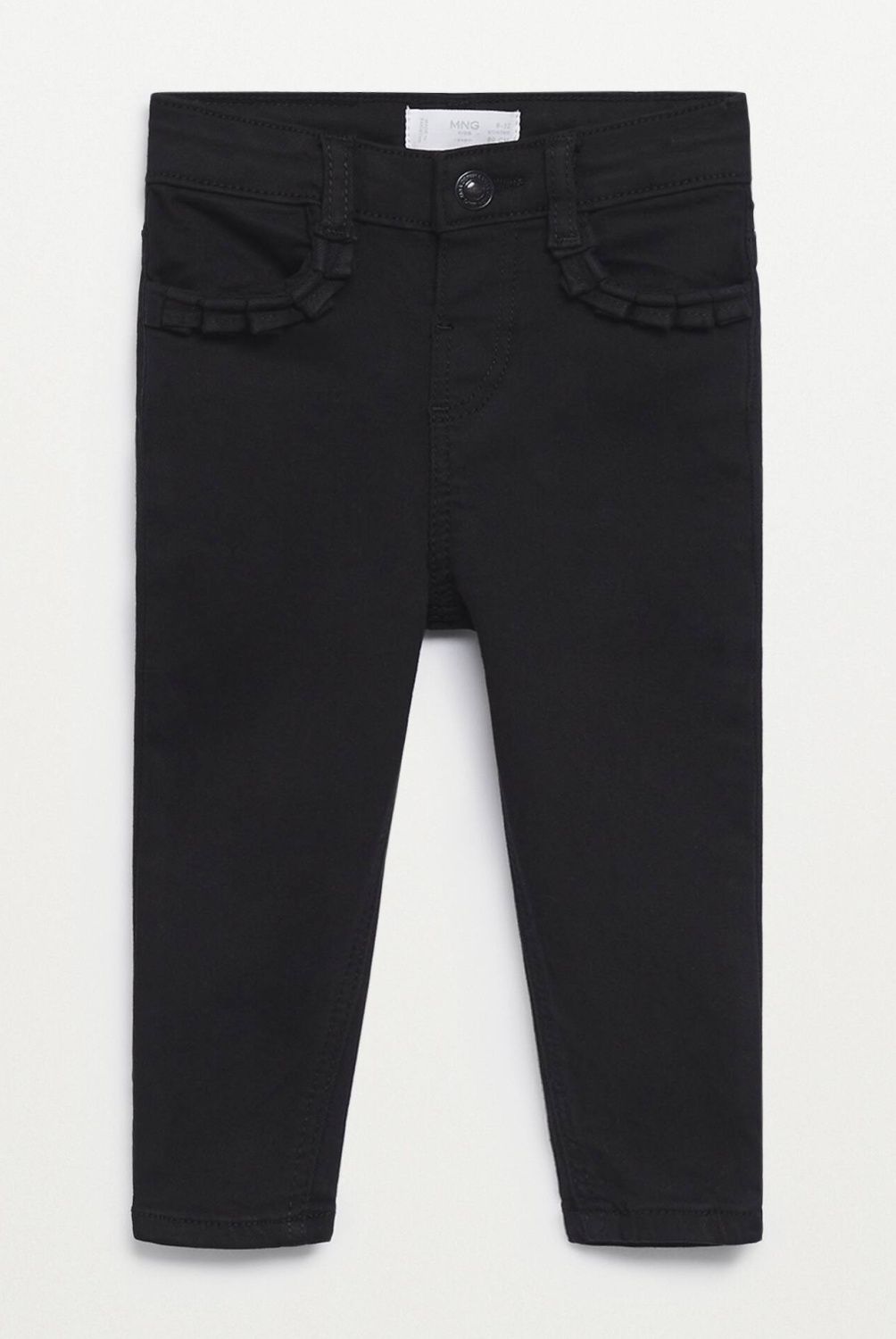 MANGO KIDS - Jeans Skinny Volantes Mia Niña