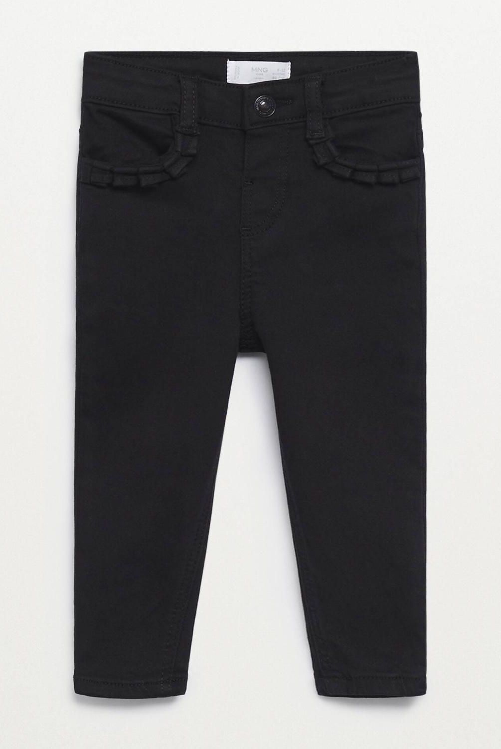 MANGO KIDS - Jeans Skinny Volantes Mia Niña