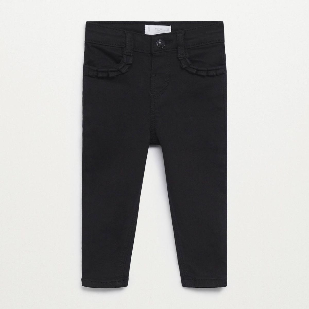 MANGO KIDS - Jeans Skinny Volantes Mia Niña
