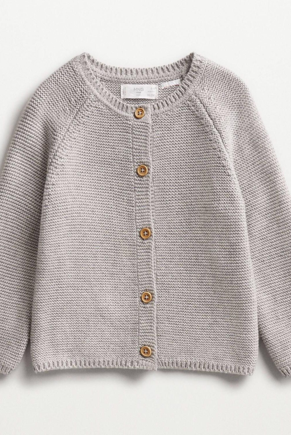 MANGO KIDS - Mango Kids Chaleco Punto Invertido Boba1 Niña