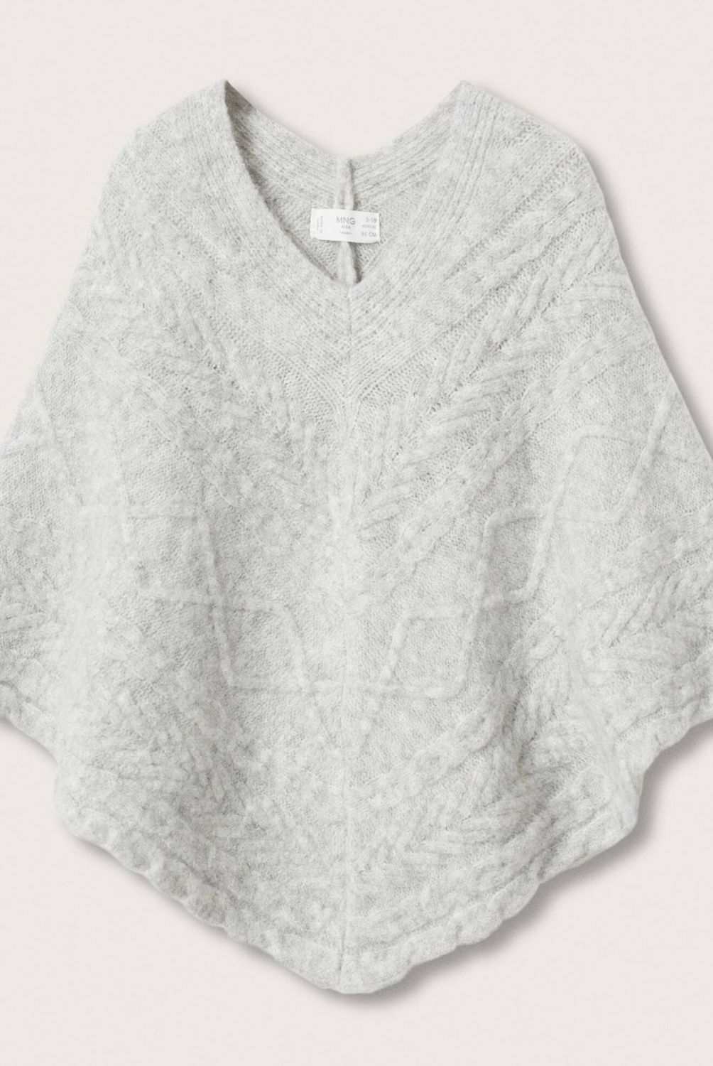 MANGO KIDS - Mango Kids Poncho Punto Ochos Gea Niña