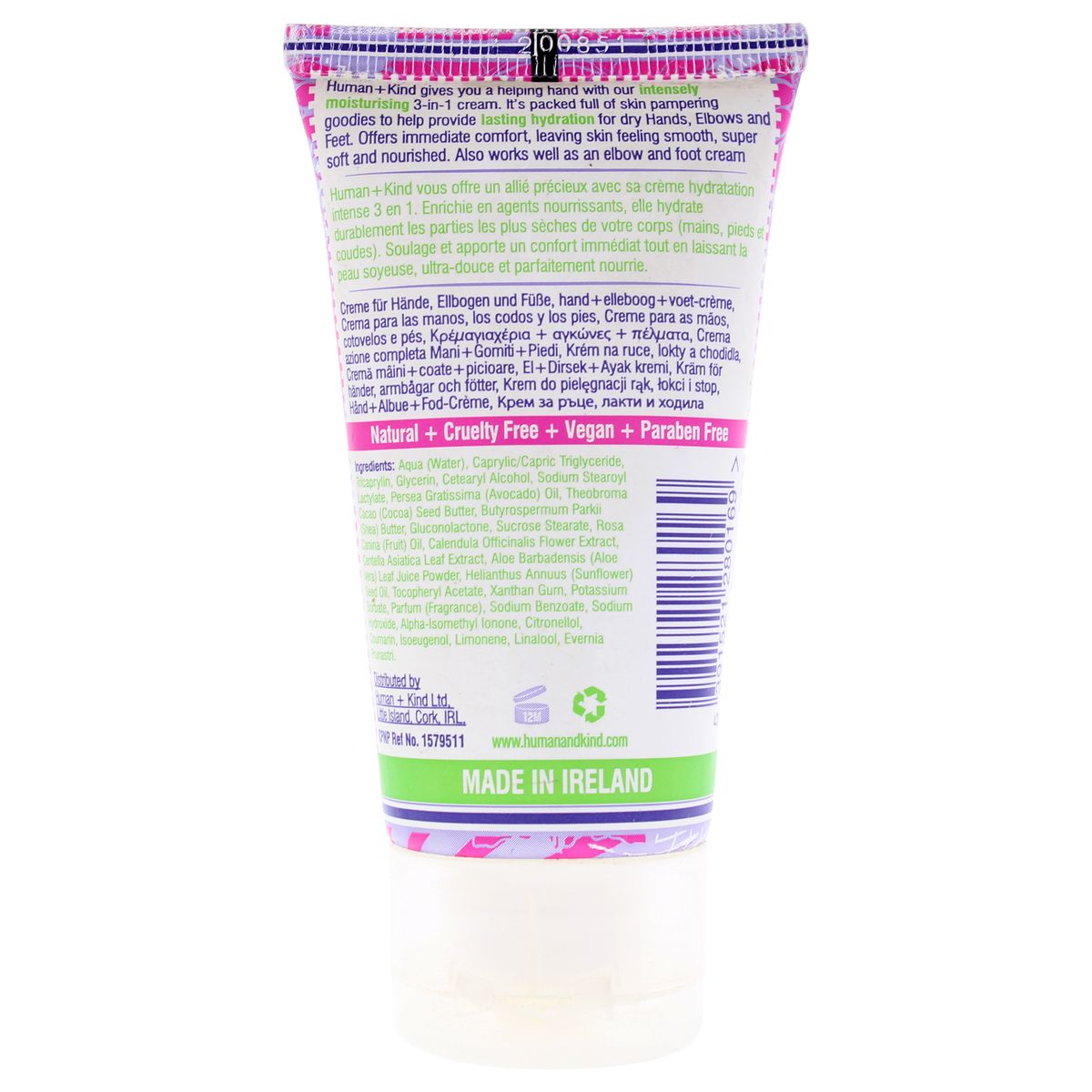 HUMAN KIND - Human+Kind Crema de manos - Lavanda  - 50 ml