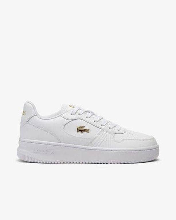 Zapatillas Mujer L001 Set De Cuero Blanco