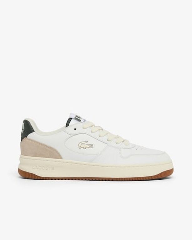 Zapatillas Hombre L001 Set De Cuero Blanco