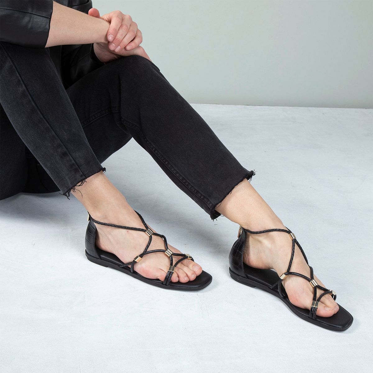 ALDO - Oceriwenflex Sandalia Mujer Negro Aldo