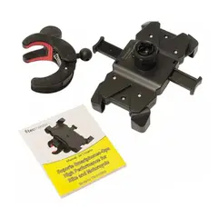 TECMASTER - Soporte Bicicleta Y Moto Celular Rotación 360