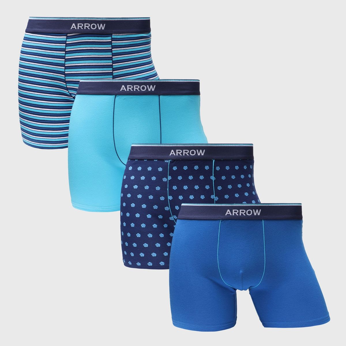 ARROW - Arrow Pack De 4 Boxer Algodón Hombre