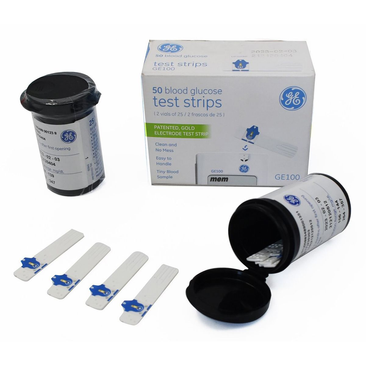 GENERAL ELECTRIC - Tiras Reactivas Ge 100 Caja 50 Unidades