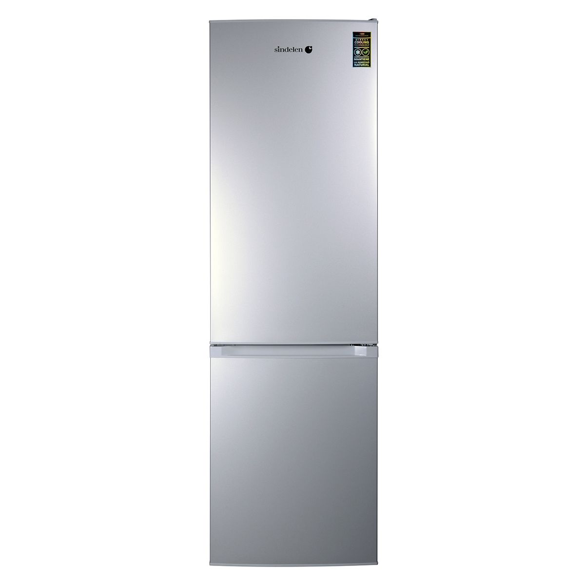 SINDELEN - Refrigerador Bottom Freezer Frío Directo 244 Litros RD-2450SI Sindelen