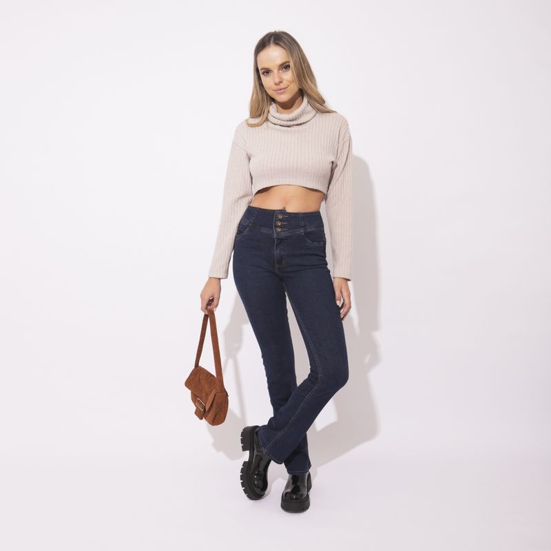 EFESIS - Jeans Recto Tiro Alto Mujer Efesis