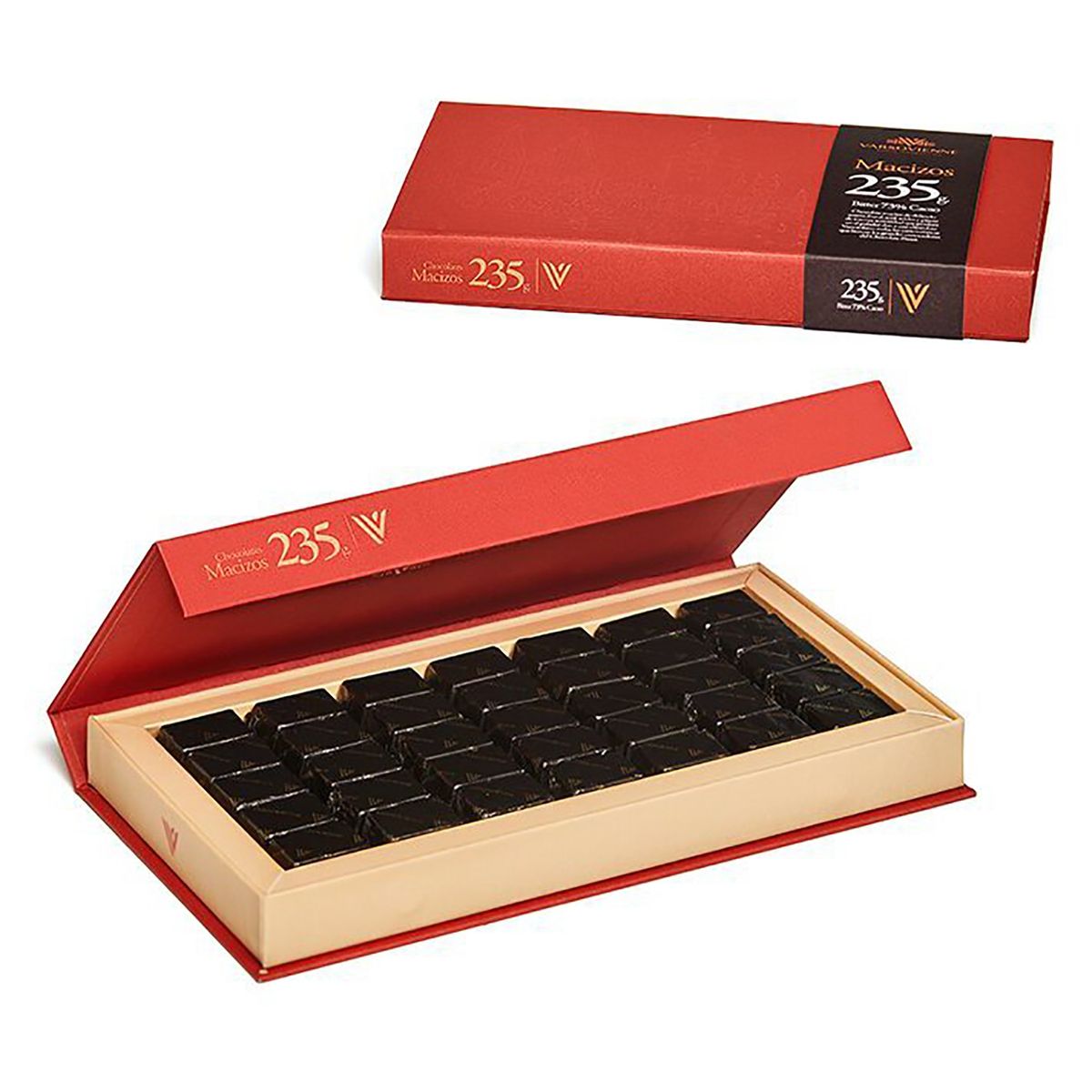 VARSOVIENNE - Caja Chocolates Macizo Bitter 73% 235 Grs